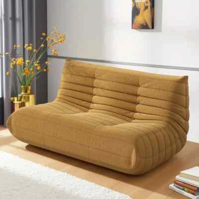 Beanbag Chair 1 to 3 Seats Floor Sofa Nap Couch Tatami Bed Caterpillar Lazy Sofa - Image 1 of 4