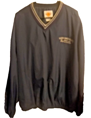 HARD ROCK CAFE Myrtle Beach Pullover Windbreaker Jacket Men's XL Blue Authentic  - Image 1 of 4