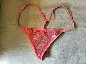 Size XL Frederick's of Hollywood Embroidered Lace G String Thong - Picture 1 of 2