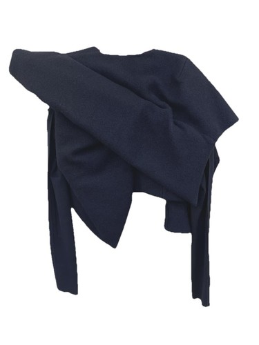 giacca lana rick owens cropped couture nera archivio vintage