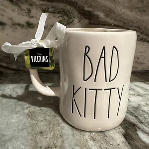 Rae Dunn Disney Villains Double Sided Mug SCAR Lion King Halloween Bad Kitty NEW - Picture 1 of 4