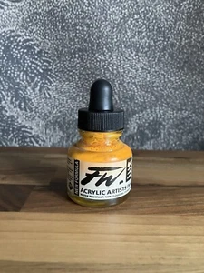 Daler Rowney FW Ink 29.5ml Indian Yellow - Picture 1 of 3