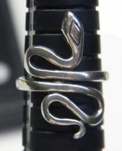 Sterling Silber 925 Schlangenring - Bild 1 von 8