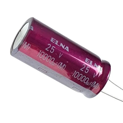 10000uF 25v ELNA (JAPAN) RA3 105°C Capacitor 18x32mm ELNA AUDIO series -ref:x738