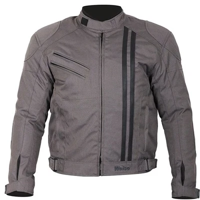 Weise Outlaw Waterproof Thermal Motorbike Motorcycle Jacket - Grey