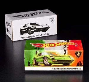 Hot Wheels Collectors RLC 1971 Lamborghini Miura P400 SV Green Sealed In Hand - Picture 1 of 7