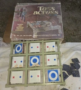 Vintage 1970 Ideal TOSS ACROSS Game Original Box - Picture 1 of 8