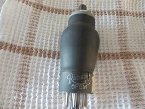 Radio tube Rogers 6F5M Triode 1935 tests 43/25 is good TV/7 Cal. - Picture 1 of 3