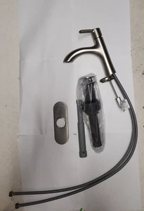 Moen Idris 84577SRN Bathroom Faucet Single Hole Brushed Nickel Finish - Used - Picture 1 of 2