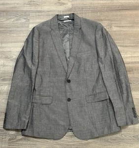 NWT Calvin Klein Blazer Jacket Sport Coat Slim Fit Graphite Size M - Picture 1 of 15
