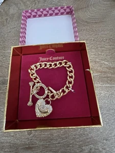 juicy couture charm bracelet with charms - Picture 1 of 4