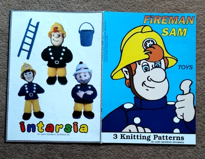 ALAN DART FIREMAN SAM TOY KNITTING PATTERN WITH BUCKET AND LADDER - Image 1 of 2