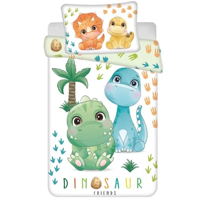 Sweet Home Kids Dinosaur Cotton Quilt Cover Set for Toddler Bed - image 1 of 2