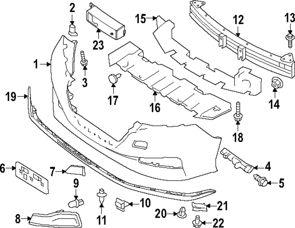 Nissan LEAF 2018-2025 genuino - bisel de lámpara 62256-5SK0A Foto 1 de 1