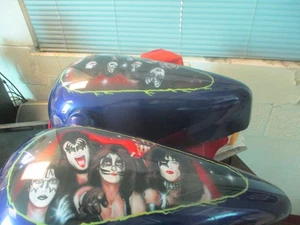 KISS Custom Painted Steel 3 Gallon Harley Gas Tanks  091025BM - Bild 1 von 24