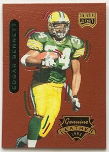 EDGAR BENNETT 1996 Playoff Contenders Genuine Leather #55 GREEN BAY PACKERS - Picture 1 of 2