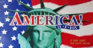 AMERICA IN A BOX Board Game Late For The Sky 100% Complete 100% Fun - Picture 1 of 4