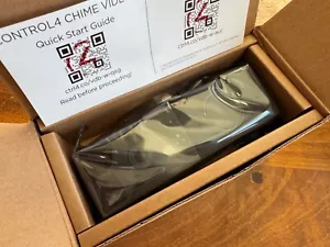 NEW In Box ~ Control4 Chime Video Doorbell Wi-Fi C4-VDB-W-BL ( Black) - Picture 1 of 3