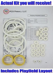 1978 Bally Playboy Pinball Machine Rubber Ring Kit - Picture 1 of 2