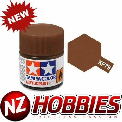 TAMIYA TAM81779 	Acrylic Mini XF79, Lino Deck Brown - Image 1 of 2