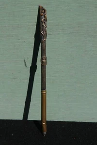 pen holder art nouveau decor with inscription. - Picture 1 of 6