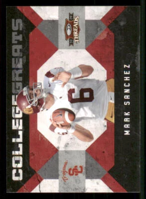 2009 Donruss Threads College Greats #15 Mark Sanchez - Image 1 of 2