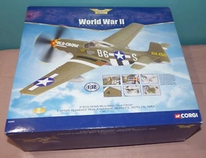 CORGI MODEL 1:32 SCALE, P-51D D-10-NA MUSTANG “OLD CROW”, CAPTAIN CLARENCE "BUD" - Picture 1 of 15