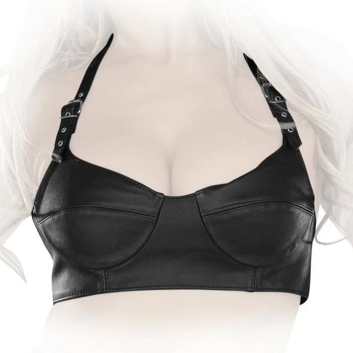 Ledapol - Cuir Véritable Dos-Nu Soutien-Gorge Boucle En Divers Couleurs - Bild 1 von 1