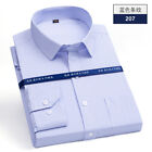 Men's Dress Shirts Clothes Long Sleeves Formal Business Work Casual Shirts Tops