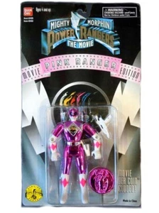 Mighty Morphin Power Rangers The movie Pink Ranger with Coin New Factory Sealed - Picture 1 of 2