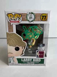 Larry Bird Signed with Green Ink Marker Boston Celtics Funko #77 PSA; - Picture 1 of 5
