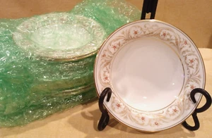 NORITAKE RUBIGOLD #182551 RIMMED BERRY / DESSERT BOWL 6" - NEW, SET OF 6 - Picture 1 of 4