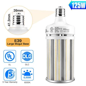125W 6000K E39 LED Corn Cob Bulb Light Warehouse Garage High Bay Commercial Lamp - Picture 1 of 12