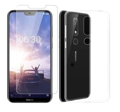 CUSTODIA COVER per NOKIA X5 (2018) / Nokia 5.1 Plus  + PELLICOLA VETRO TEMPERATO - Immagine 1 di 4