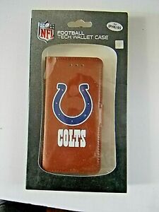 For Apple iPhone 6 / 6s Colts NFL Football Tech Wallet Case Brown