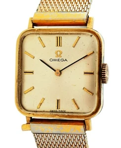 Vintage 1966 Omega 25.5mm Ladies Mechanical Cal 620 Gold Filled 14k Watch D6315! - Picture 1 of 12