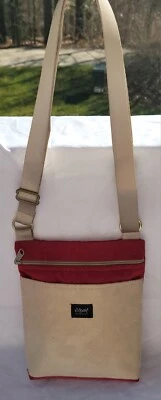 Bolso Bandolera Monet Suade 2 Tonos Motocicleta Correa Ajustable  Foto 1 de 4