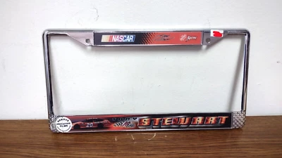 Wincraft Tony Stewart #20 Home Depot Metal License Plate Frame NOS - Image 1 of 2