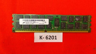 Micron 8GB 2Rx4 PC3L-10600R DDR3 Server-Ram Module Reg ECC MT36KSF1G72PZ-1G4M1FI - Image 1 of 2