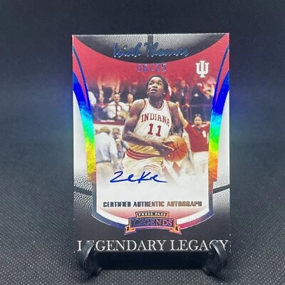 2007 Isiah Thomas Press Pass INSCRIPTION AUTO Inscribed Nickname ”Zeke” /25 RARE - Image 1 of 2