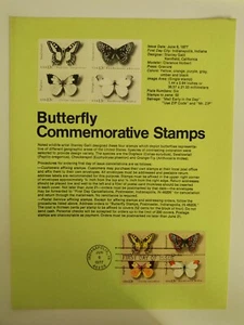 1977 US FDC,Butterfly Stamp - Picture 1 of 1