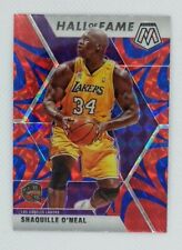 2019-20 Panini Mosaic Hall of Fame Reactive Blue Prizm Shaquille Oneal #281, HOF