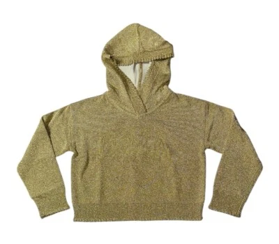 Usado - Gap x Cult Gaia Pullover Metálico Logo Sudadera con Capucha para Mujer (Talla XS) Foto 1 de 4