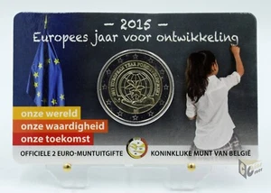 Belgium 2015 - BU 2 Euro Coincard European Year of development - Picture 1 of 2