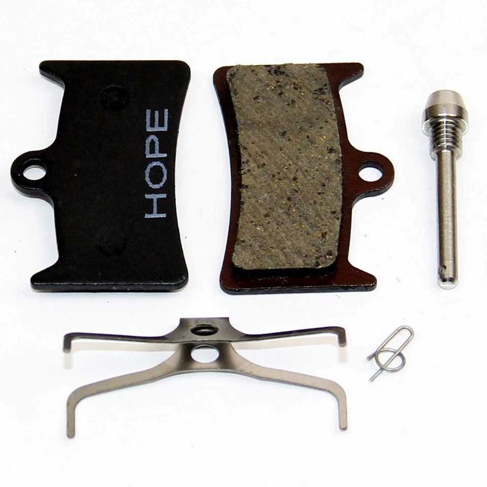Hope V4 Replacement Bike Disc Brake Pads, Pair - Organic Compound - Image 1 of 1