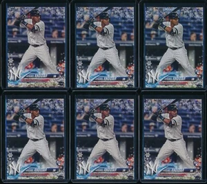2018 Topps Holiday Miguel Andujar RC 6 Card Lot #14 #HMW14 Rookie Yankees NYY - Picture 1 of 2