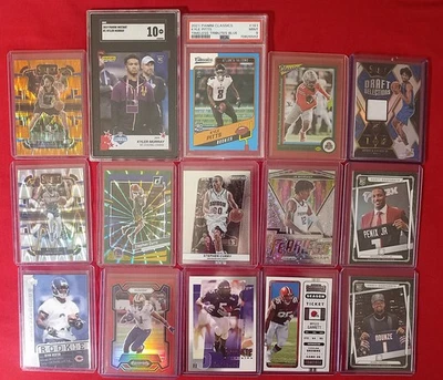 NFL,NBA Lote de 15 PSA, SGC 10, NUMERADOS, PARALELOS, PARCHE, NOVATOS, IMPRESIÓN CORTA Foto 1 de 4