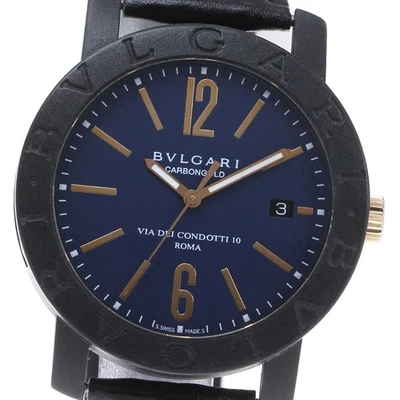 Reloj automático para hombre BVLGARI BVLGARIBVLGARI oro carbono BB40CL esfera azul marino_867247 - Imagen 1 de 4