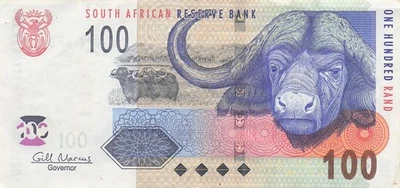 S. Africa  100  Rand  ND. 2005   Series  BD - D  Circulated Banknotes  AAZ 12 - Image 1 of 2
