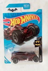 Hot Wheels Batman 1/5 Batman: Arkham Knight Batmobile 8/250 Dark Red - Picture 1 of 3